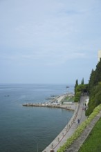 Coast near Portoroz, Adriatic Sea, Portoroz, Istria, Slovenia