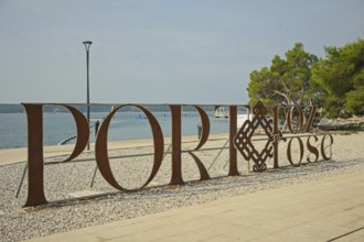 Portoroz logo, Adriatic Sea, Portoroz, Istria, Slovenia