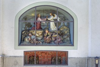 Niche with Ölberg scene at the Roman Catholic parish and pilgrimage church of Our Lady in