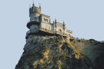 The mysterious Swallow's Nest Castle is a famous tourist attraction and a signature sight of the