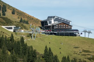 Gipfelstation Fellhornbahn, Fellhorn, Oberstdorf, Oberallgäu, Allgäu, Bavaria, Germany