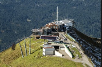 Kanzelwandbahn mountain station, Kleinwalsertal, Vorarlberg, Allgäu Alps, Austria