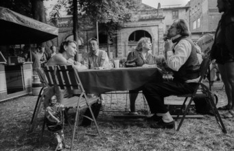 Germany, Berlin, 07.08.1992, celebration of the first contract between Pfefferberg and the Pause