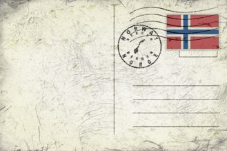 Norway Bergen Round Seal Map Design