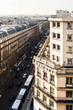 View from the terrace of Galeries Lafayette. Paris, France. 29.01.2009