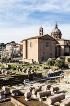 Forum of Augustus, built between 42 BC and 2 BC. Rome, Province of Rome, Italy. 23.12.2012