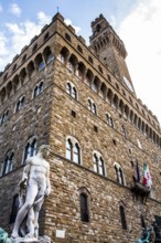 Fountain of Neptune (Fontana del Nettuno) and Palazzo Vecchio (Old Palace) in the background.