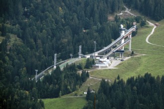 Orlen Arena Skisprungschanzen, Oberstdorf, Oberallgäu, Allgäu, Bavaria, Germany