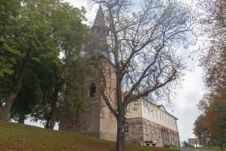 Karlsturm, former Pestalozzi school, classicist school building, Schulberg, Eschwege, small town,