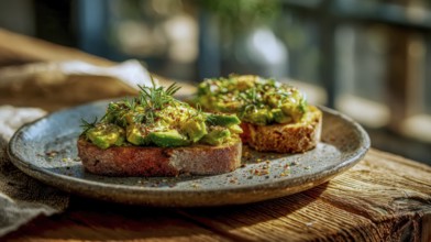 This appetizing avocado toast is a healthy and flavorful breakfast or brunch option, perfect for
