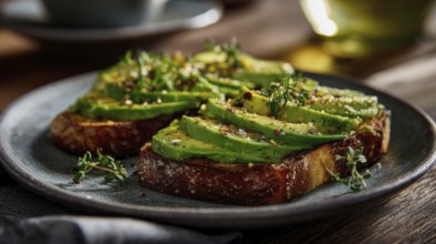 This appetizing avocado toast is a healthy and flavorful breakfast or brunch option, perfect for