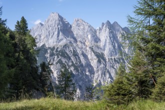 The wild mountains of Reither Alm Stadelhorn, Mühlsturzhörner and Grundübelhörner in Berchtesgaden