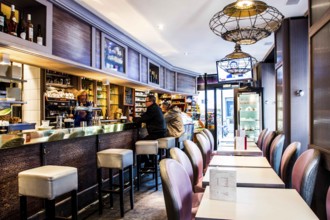 Interior of a cafe close to Pont Neuf. Paris, France. 01.01.13