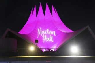 Illuminated Temppodrom, Maxton Hall - The World Between Us Season 2, World Premiere at Tempodrom