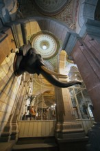 Elephant head in Mysore Palace or Amba Vilas Palace, interior view, Mysore or Mysore, Karnataka,