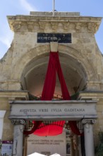 An old historic building in the old town. The fruit, meat and vegetable market in its former glory.