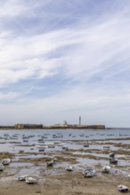 An old historic town. The skyline along the city beach and promenade shows its former glory. The