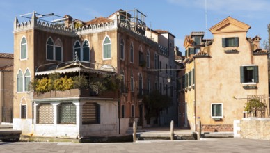 Typical historical house, Venice, Italy