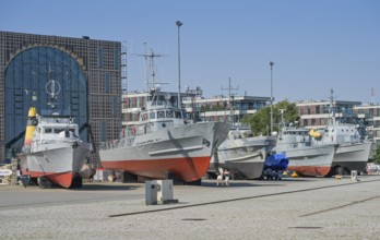 Ships, outdoor Estonian Maritime Museum, Eesti Meremuuseum, harbour, Tallinn, Estonia