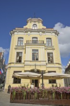 Old building on Suurgildi Plats, Old Town, Tallinn, Estonia