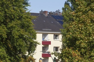 Modern residential building, multi-family house, Harburg, Hamburg, Germany
