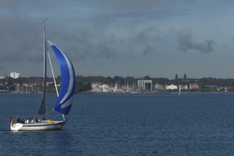 State capital Kiel, industry and shipyards in the Friedrichsort district, shipyard Gebr. Friedrich