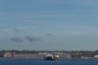 State capital Kiel, Friedrichsort district, building of the former company Maschinenbau Kiel, MaK,