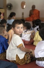 Thailand, Child in a temple