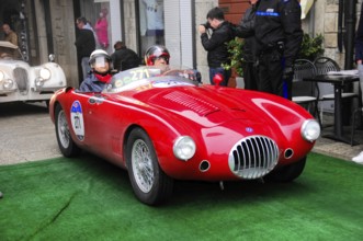Mille Miglia 2016, time control, checkpoint, SAN MARINO, start no. 271 O.S.C.A. MT 4 1500 2 AD