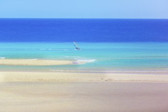 Windsurf, Sotavento Beach, Fuerteventura, Jandia, Canary Islands, Spain