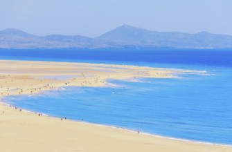 Sotavento Beach, Jandia Peninsula, Fuerteventura, Canary Islands, Spain