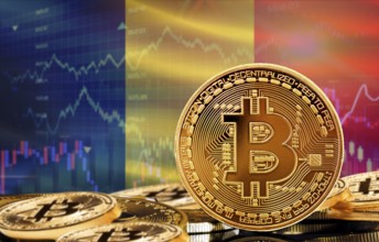 Investors in cryptocurrency and Blockchain Technology in Belgium, Concept. Bitcoin with Belgium