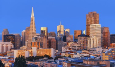 Financial district skyline, San Francisco, California, USA