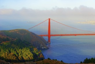View of Golden Gate Bridge, San Francisco, California, USA