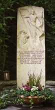 Grave of Konrad Adenauer and the Adenauer family at the Rhöndorfer Waldfriedhof, Bad Honnef, North
