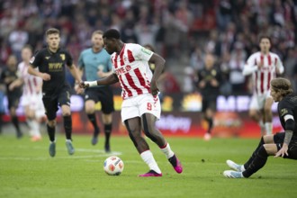 Ragnar Ache (1.FC Cologne, Storm, #9), COLOGNE, Germany - OCTOBER 18: During the Bundesliga match