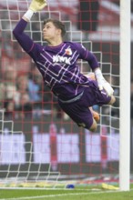 Finn Dahmen (FC Augsburg, goalkeeper, #1), COLOGNE, Germany - OCTOBER 18: During the Bundesliga