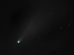 Comet Lemmon (C/2025 A6) in the night sky