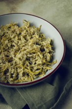 Jonjoli, Colchian klekachka, Georgian appetizer, pickled jonjoli, no people