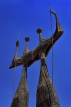 Os Candangos sculpture, Bruno Giorgi, Brasilia, DF, Brazil