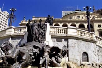 Square Ramos de Azevedo, Municipal Theater, São Paulo, Brazil