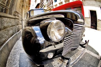 Old car, Street November 15, São Paulo, Brazil