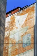 Old advertising, Street 7 de Abril, São Paulo, Brazil