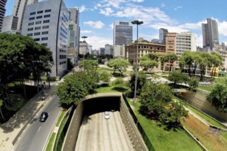 Anhangabaú Valey, Street Pedro Lessa, Mail, São Paulo, Brazil