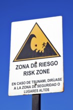 Advise of Tsunami, Los Villos, Chile