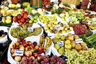 Fruits, Center Market, Santiago, Chile