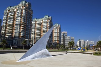 San Martin Avenue, El Sol Beach, Viña Del Mar, Chile