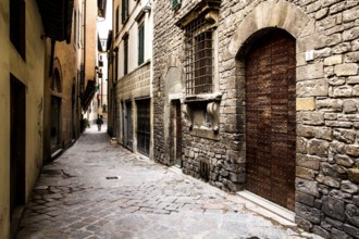 Alley in historic center of Florence. Florence, Province of Florence, Italy