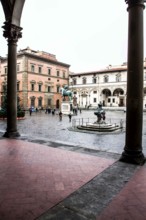 Piazza della Santissima Annunziata. Florence, Province of Florence, Italy. 18.12.2012