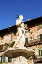 Fountain at Piazza delle Erbe. Verona, Province of Verona, Italy. 10.12.2012